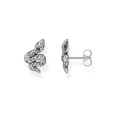 Puces d'oreilles Thomas Sabo Sterling Silver en argent et PVD